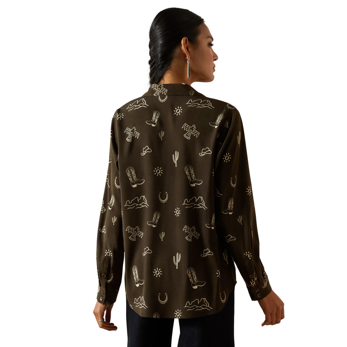 Ariat Wmns Homestyle LS Shirt Layla Print