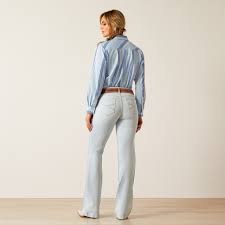 Ariat Wmns Perfect Rise Trouser Jordyn Ice | Country Clothing - Ladies Jeans | Saddleworld Ipswich