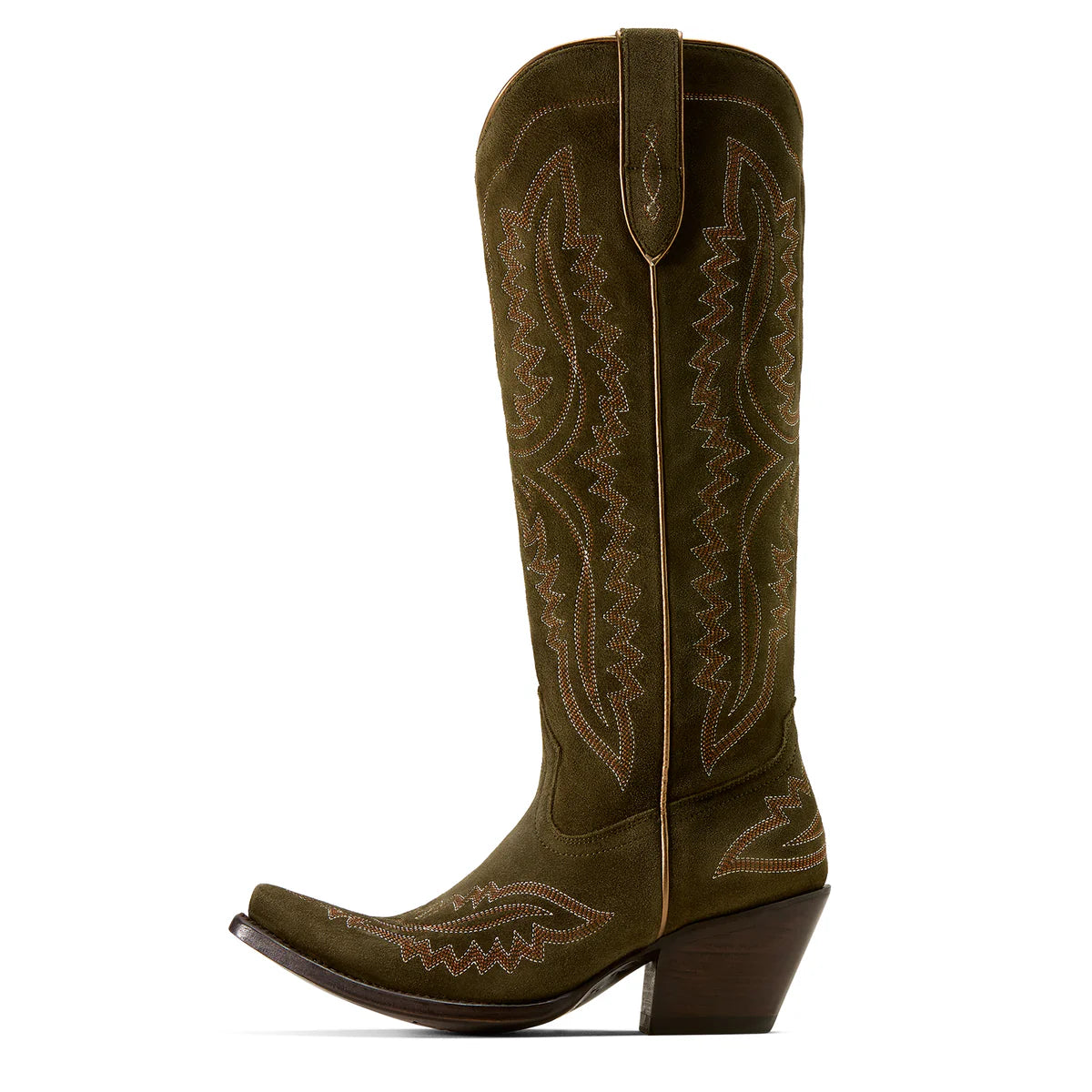 Ariat Wms Casanova X Toe Soft Olive Suede | Boots - Ariat Ladies | Saddleworld Ipswich