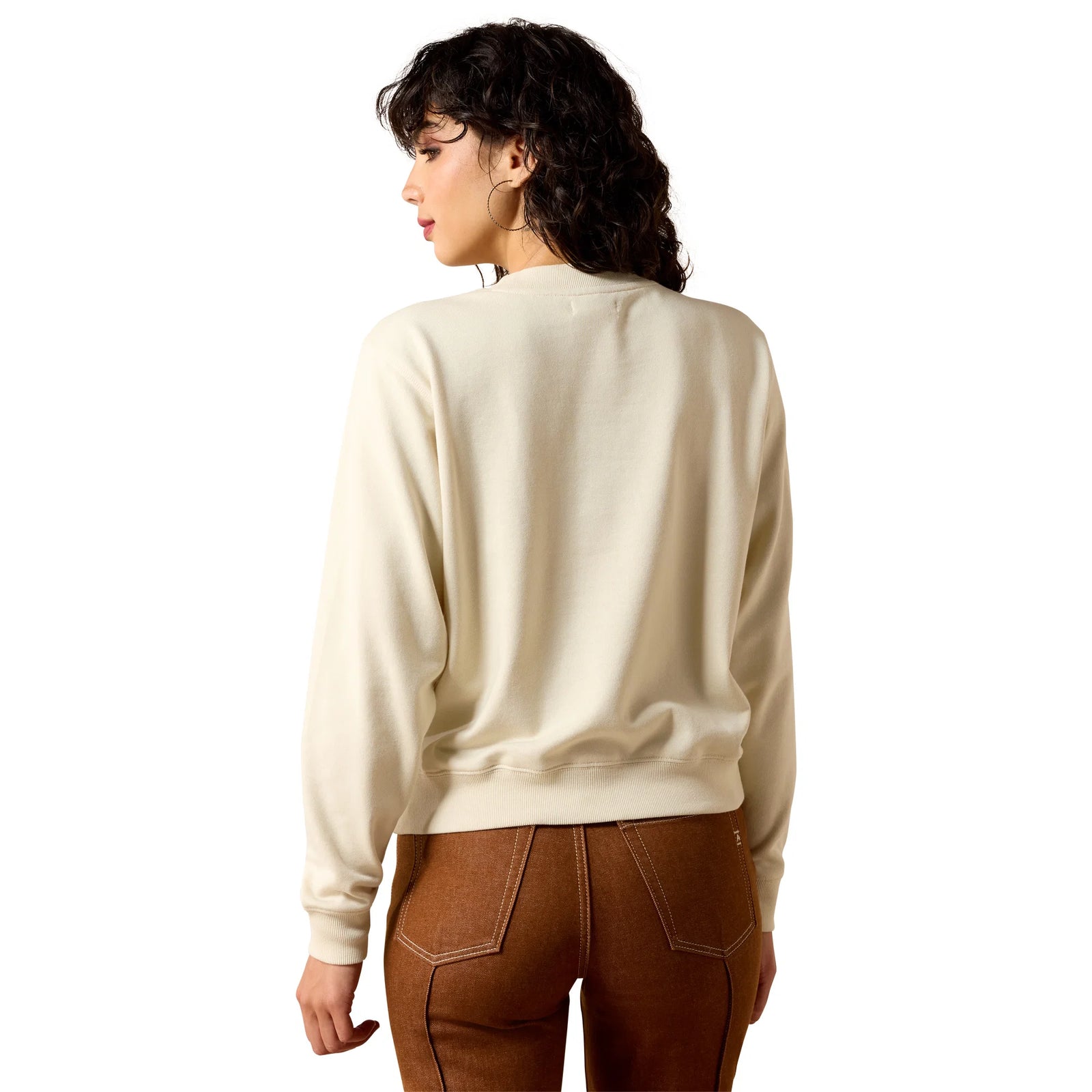 Ariat Wms Essential Crew Sweatshirt Summer Sand