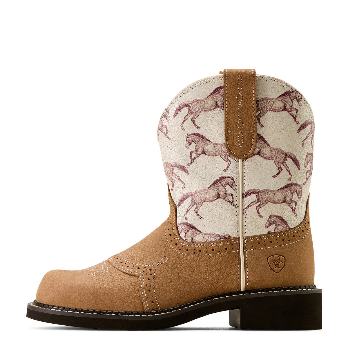 Ariat Wms Fatbaby Heritage Farrah Dusted Brown/Sepia Stampede