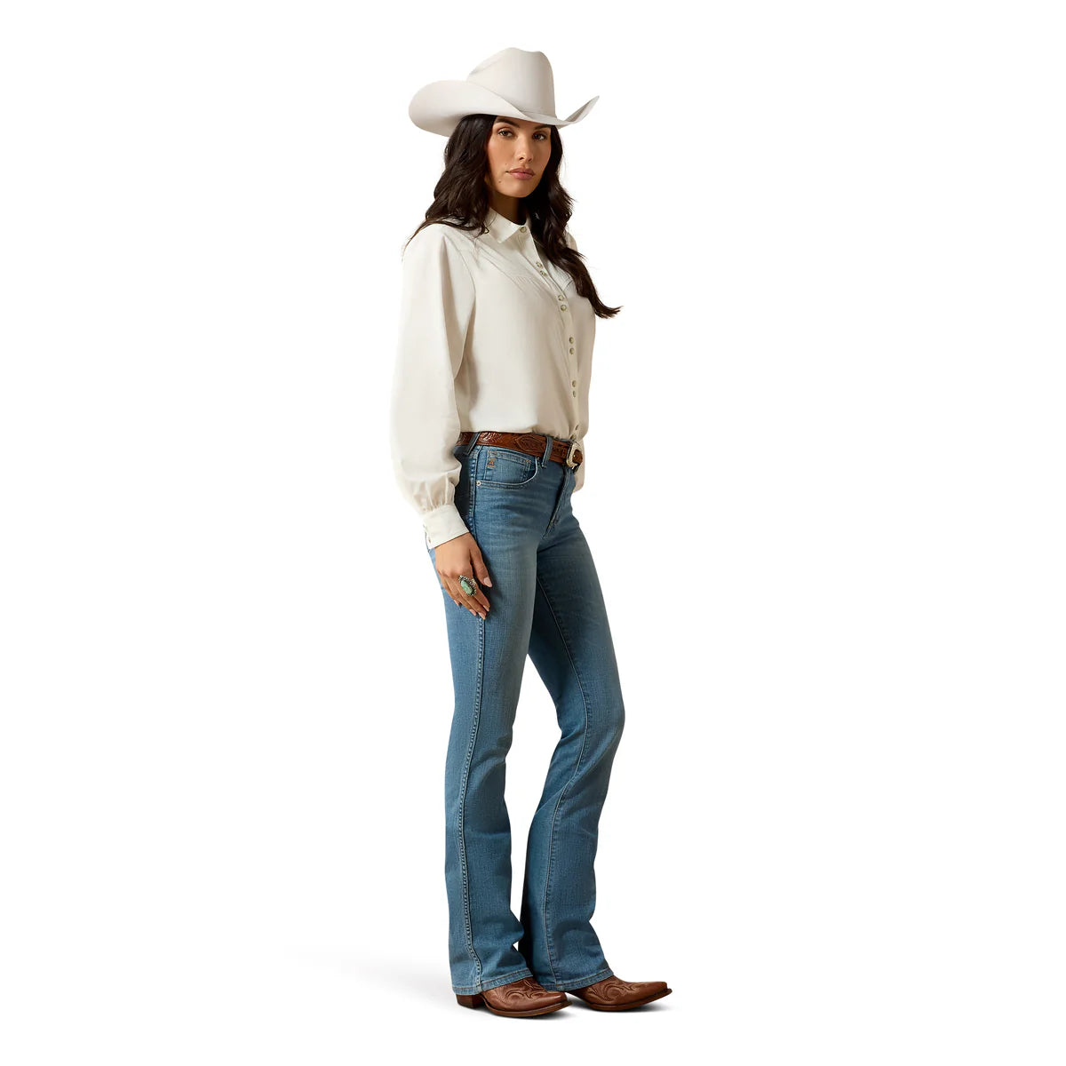 Ariat Wms High Rise Lorena Boot Cut Jeans Tennessee | Country Clothing - Ladies Jeans | Saddleworld Ipswich