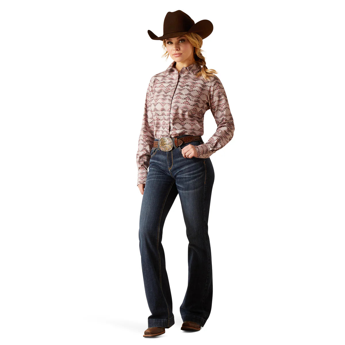 Ariat Wms High Rise Slim Trouser Naz Florida