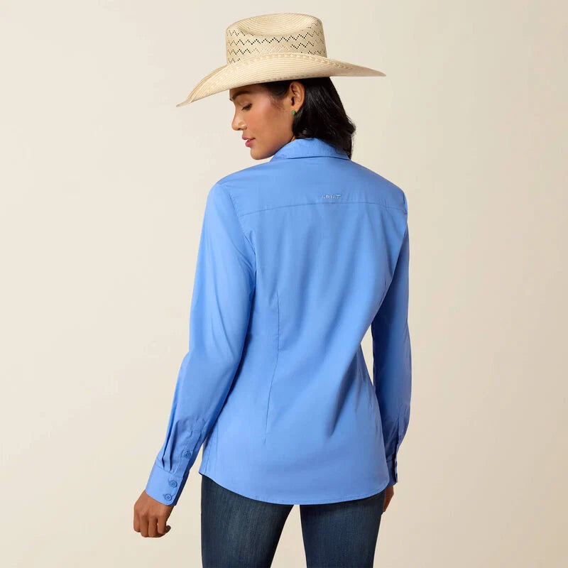 Ariat Wms Kirby LS Shirt Ultramarine | Country Clothing - Ladies Shirt | Saddleworld Ipswich