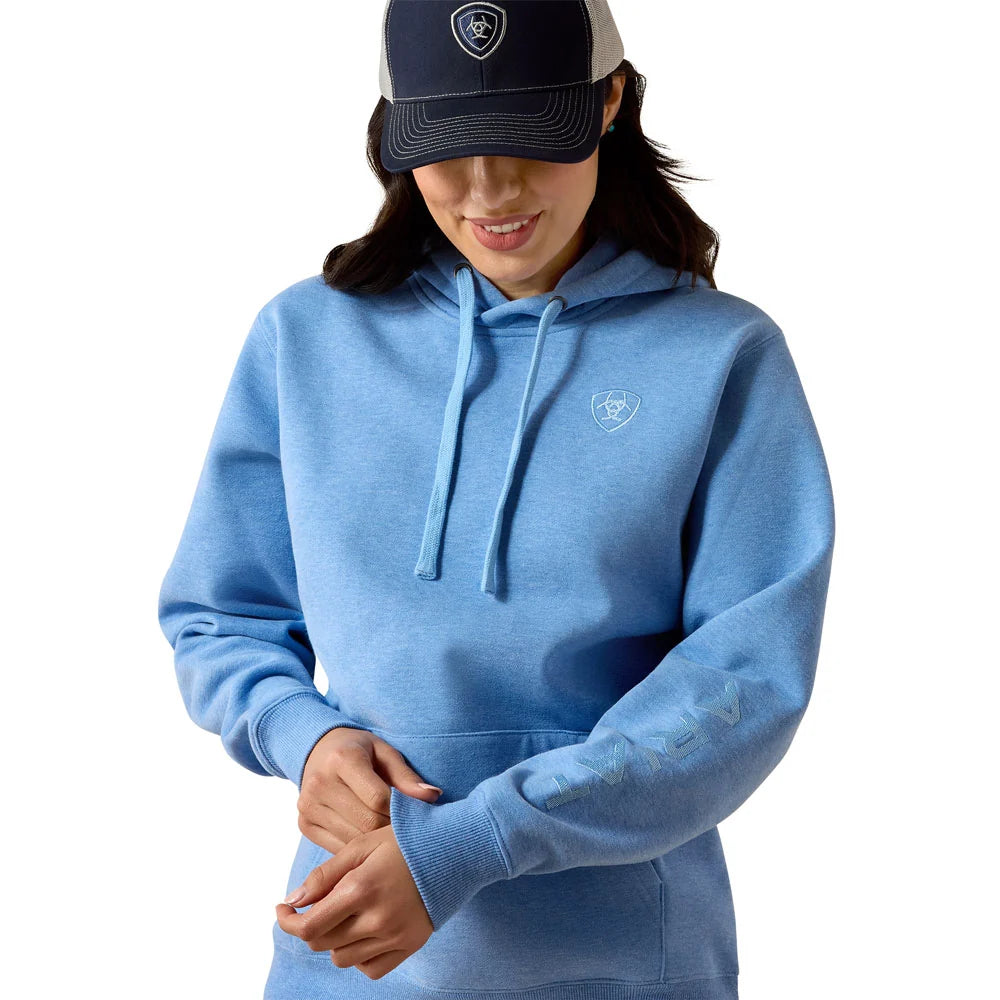 Ariat Wms Logo 2.0 Hoodie Ultramarine Heather