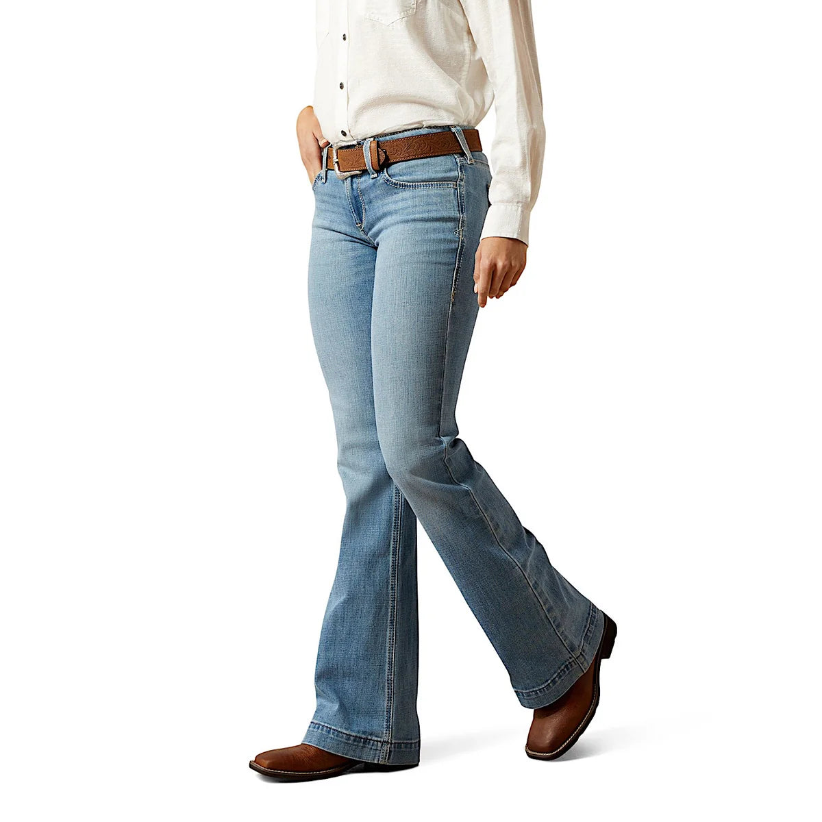 Ariat Wms Mid Rise Slim Trouser Giovana Petaluma | Country Clothing -ladies JEans | Saddleworld Ipswich