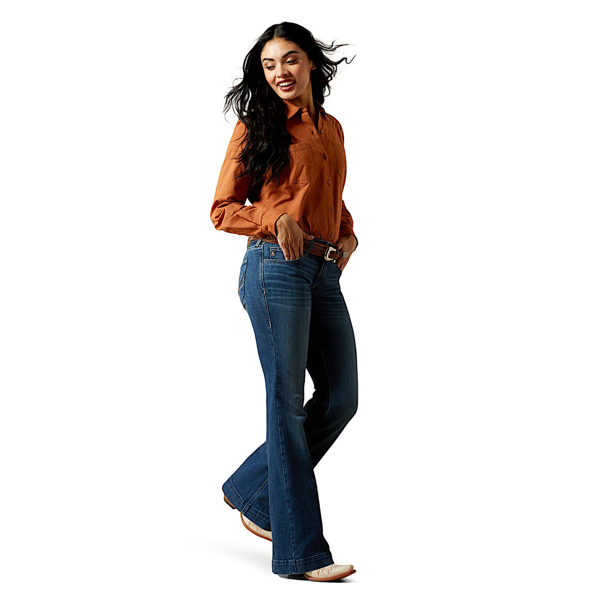 Ariat Wms Perfect Rise Slim Trouser Leslie Vermont | Country Clothing - Ladies Jeans | Saddleworld Ipswich