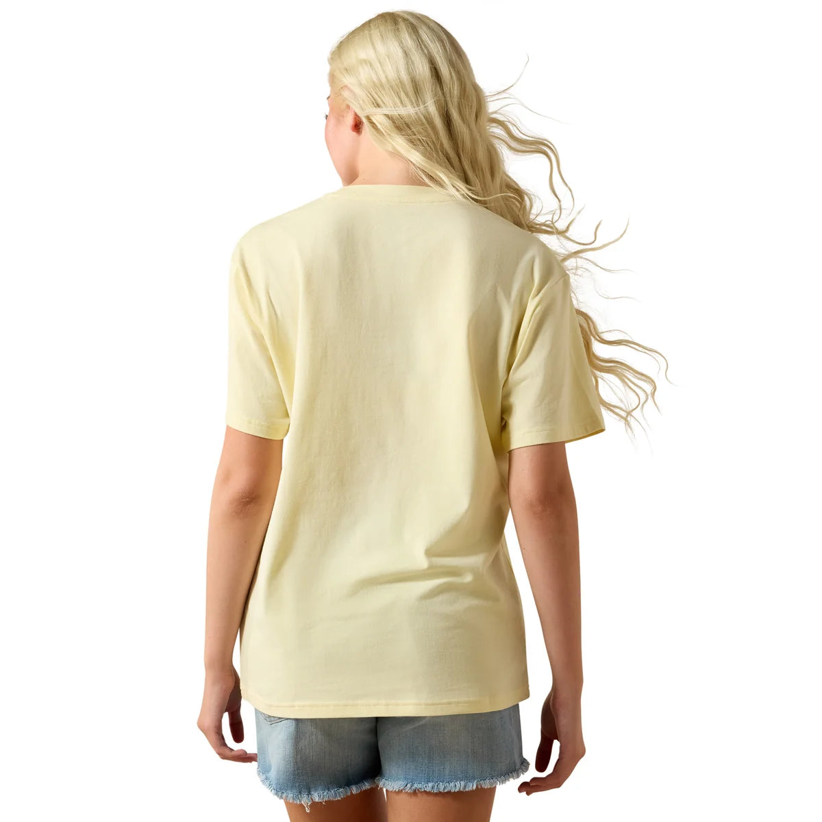 Ariat Wms Rodeo Star Boyfriend SS Tee Pear Sorbet
