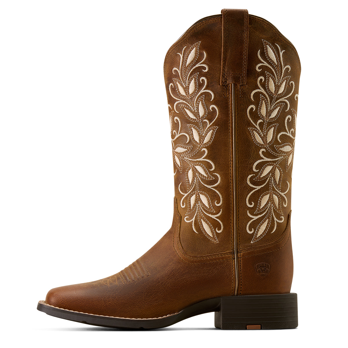Ariat Wms Round Up Holly WST Pearl | Boots - Ariat Ladies | Saddleworld Ipswich