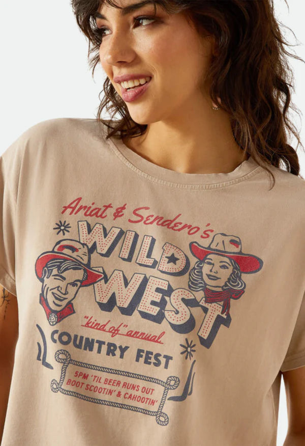 Ariat Wms Sendero X Ariat Wild West Country Fest SS | Country Clothing - T Shirt | Saddleworld Ipswich