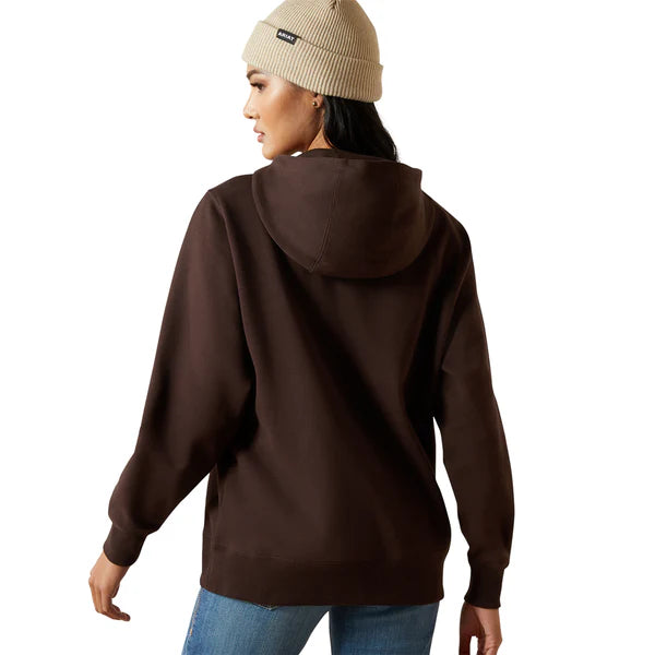 Ariat Wms Stitch Hoodie Mole | Country Clothing - Ladies Hoodie | Saddleworld Ipswich