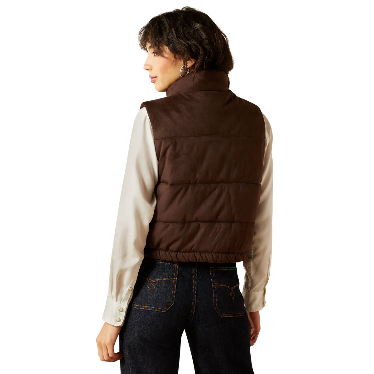 Ariat Wms Swirls Vest Mole
