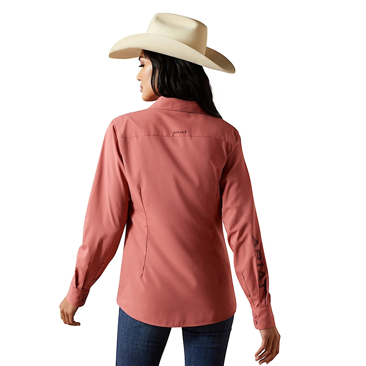 Ariat Wms Team Kirby Pro LS Shirt Mauvewood | Country Clothing - Ladies Shirt | Saddleworld Ipswich