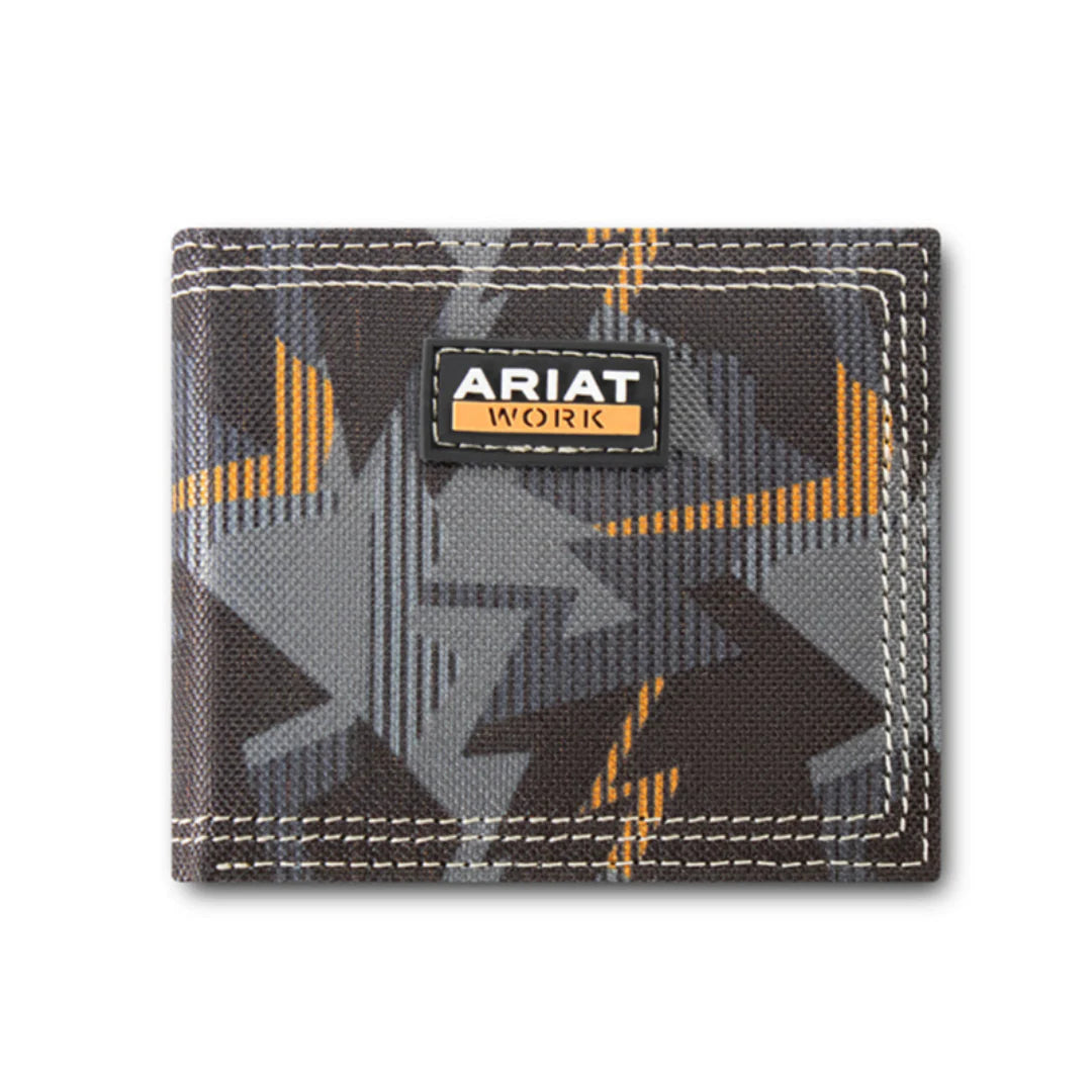 Ariat Work Bifold Wallet Bold Print Multi | Giftware - Wallet | Saddleworld Ipswich