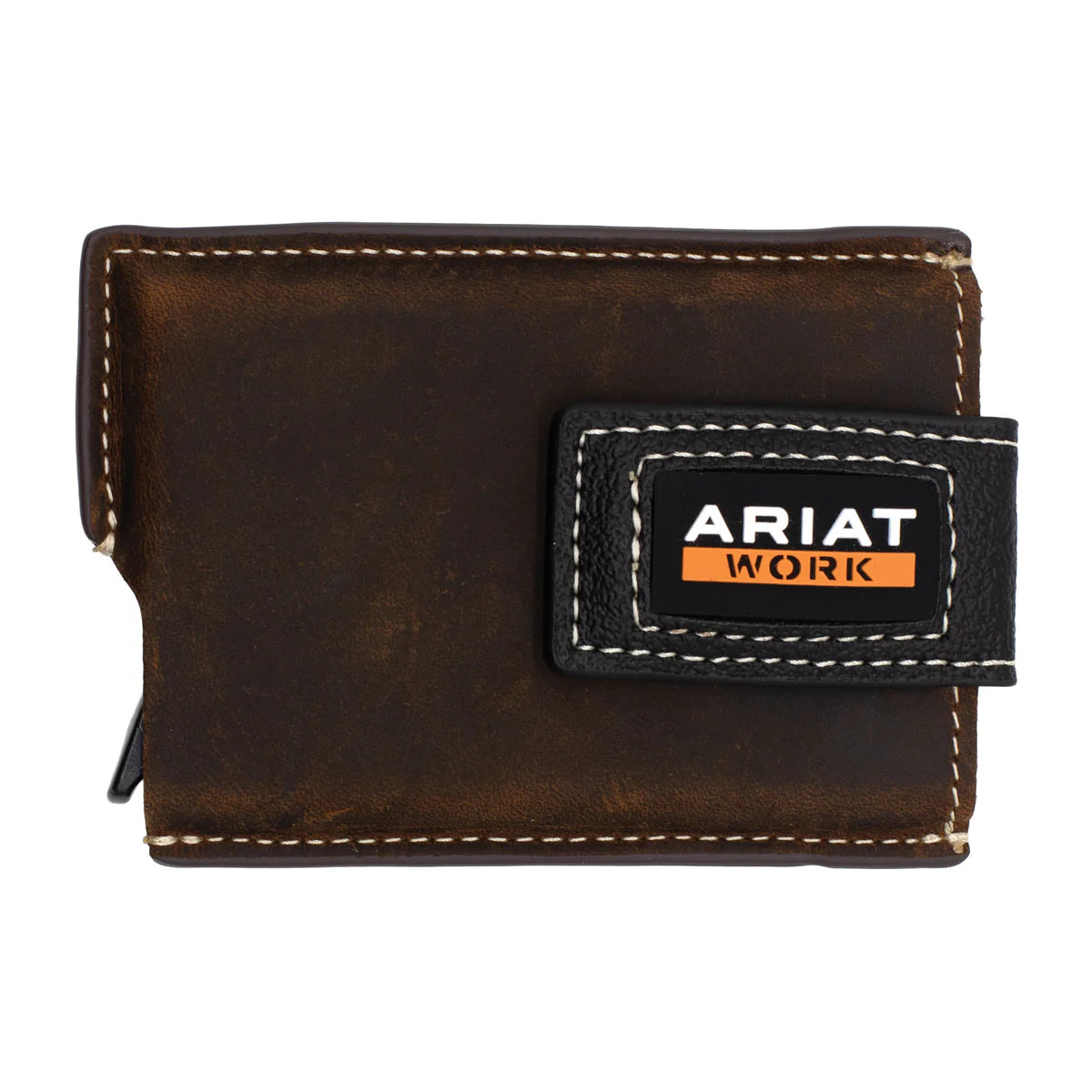 Ariat Work Wallet Utility Magnetic Clip Brown | Giftware - Wallet | Saddleworld Ipswich