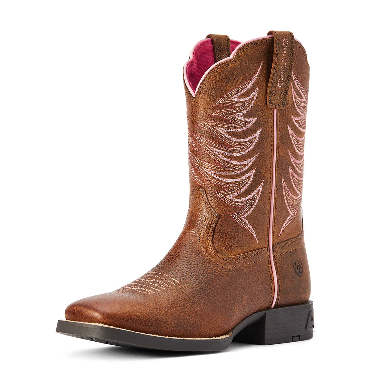 Ariat Yth Firecatcher Rowdy Brown | Boots - Childrens Boots | Saddleworld Ipswich