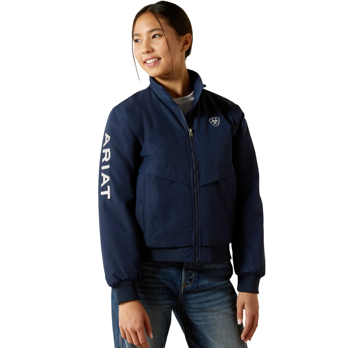 Ariat Yth Stable 2.0 Insulated Jacket Navy | Country Clothing - Childrens Clothing | Saddleworld Ipswich