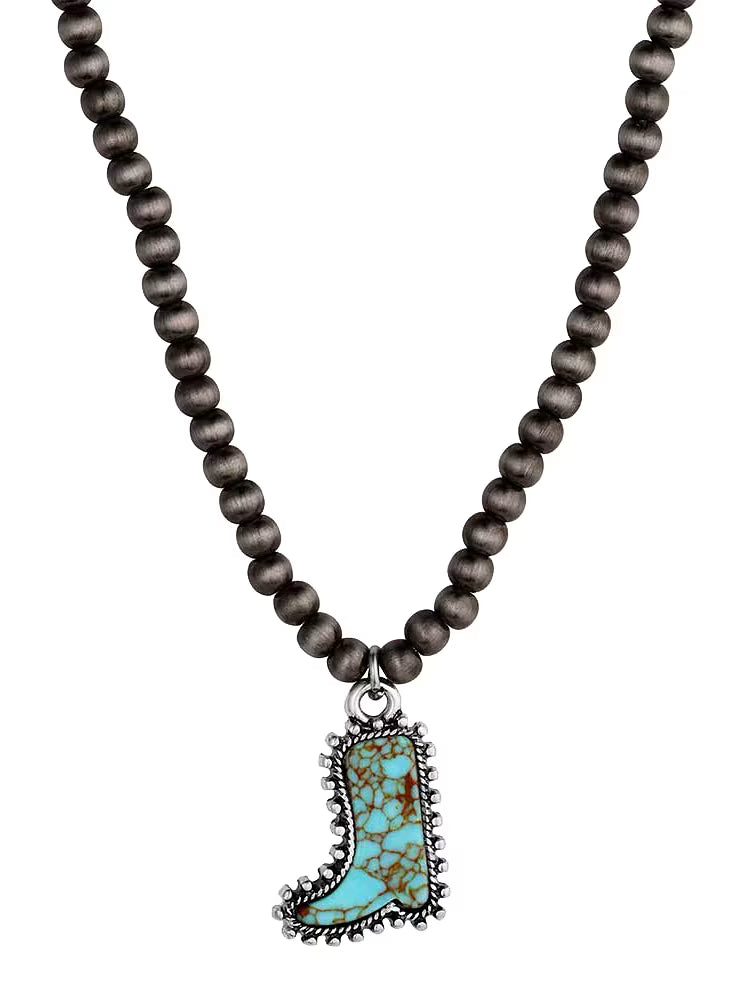 Attitude Jewellery - Boot Scooting Necklace | Giftware - Jewellery | Saddleworld Ipswich