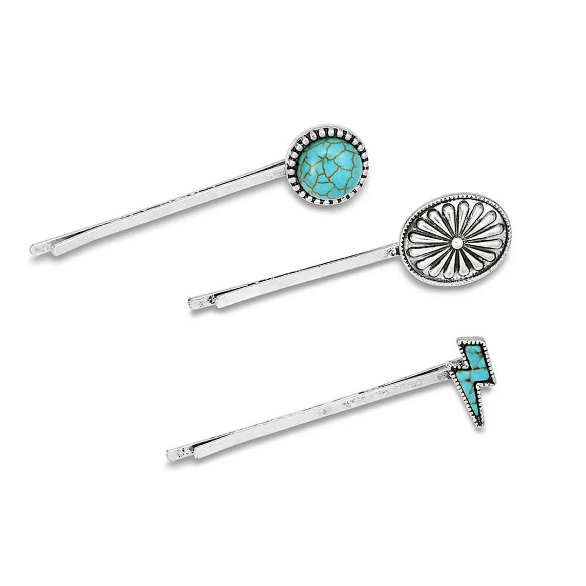Attitude Jewellery - Hair Pin Set of 3 | Giftware - Jewellery | Saddleworld Ipswich