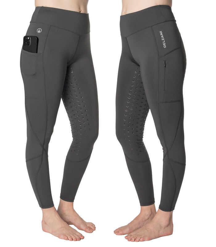 Delzani Aura Grey Riding Tights