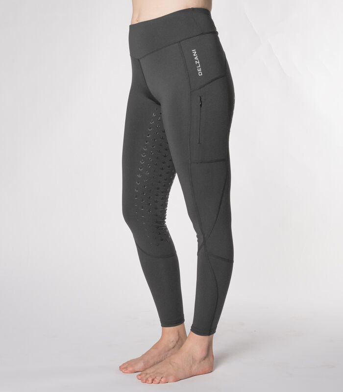 Delzani Aura Grey Riding Tights