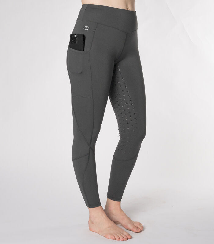Delzani Aura Grey Riding Tights