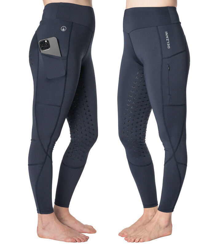Delzani Aura Navy Riding Tights