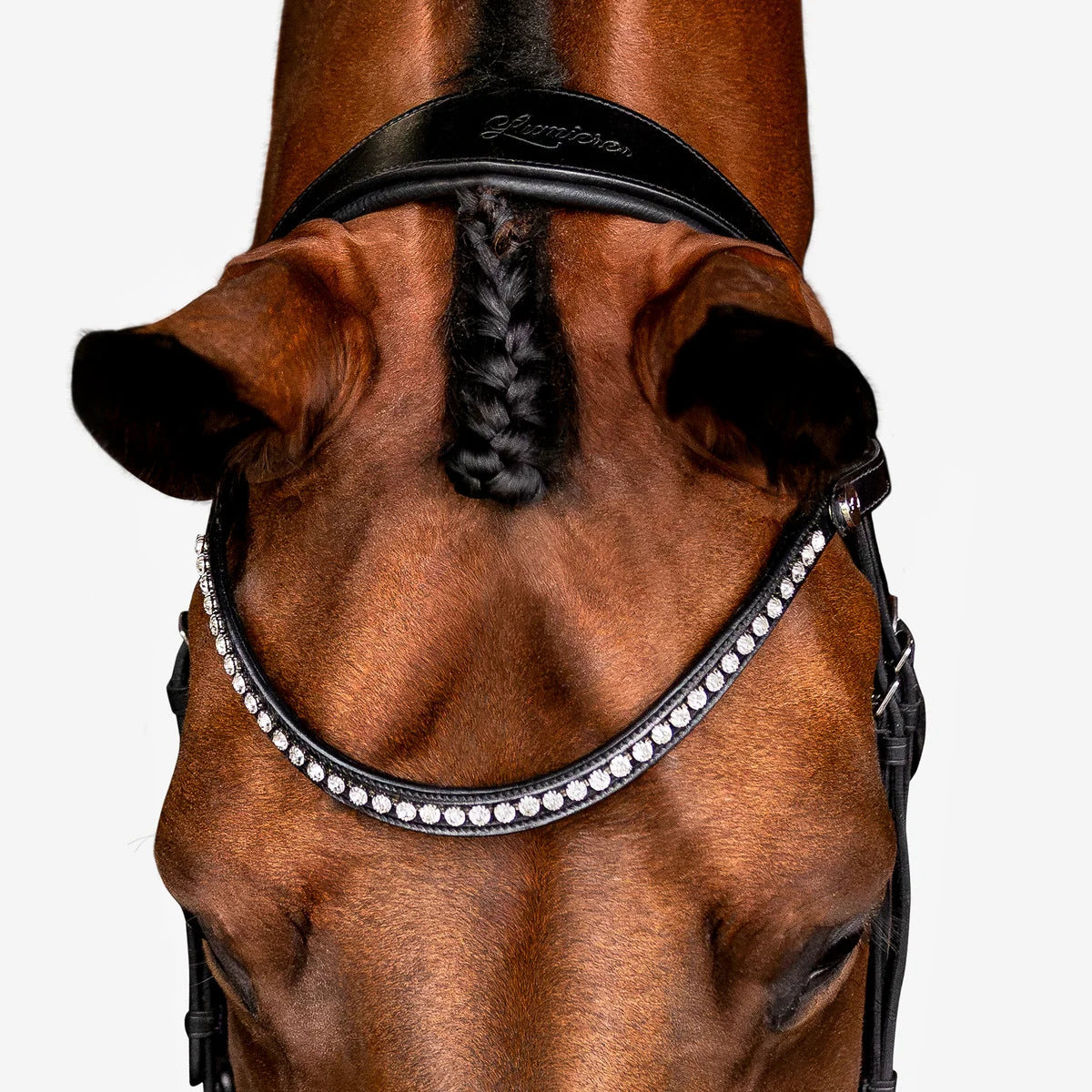 Lumiere Aurelie Flat Leather Bridle Cavesson