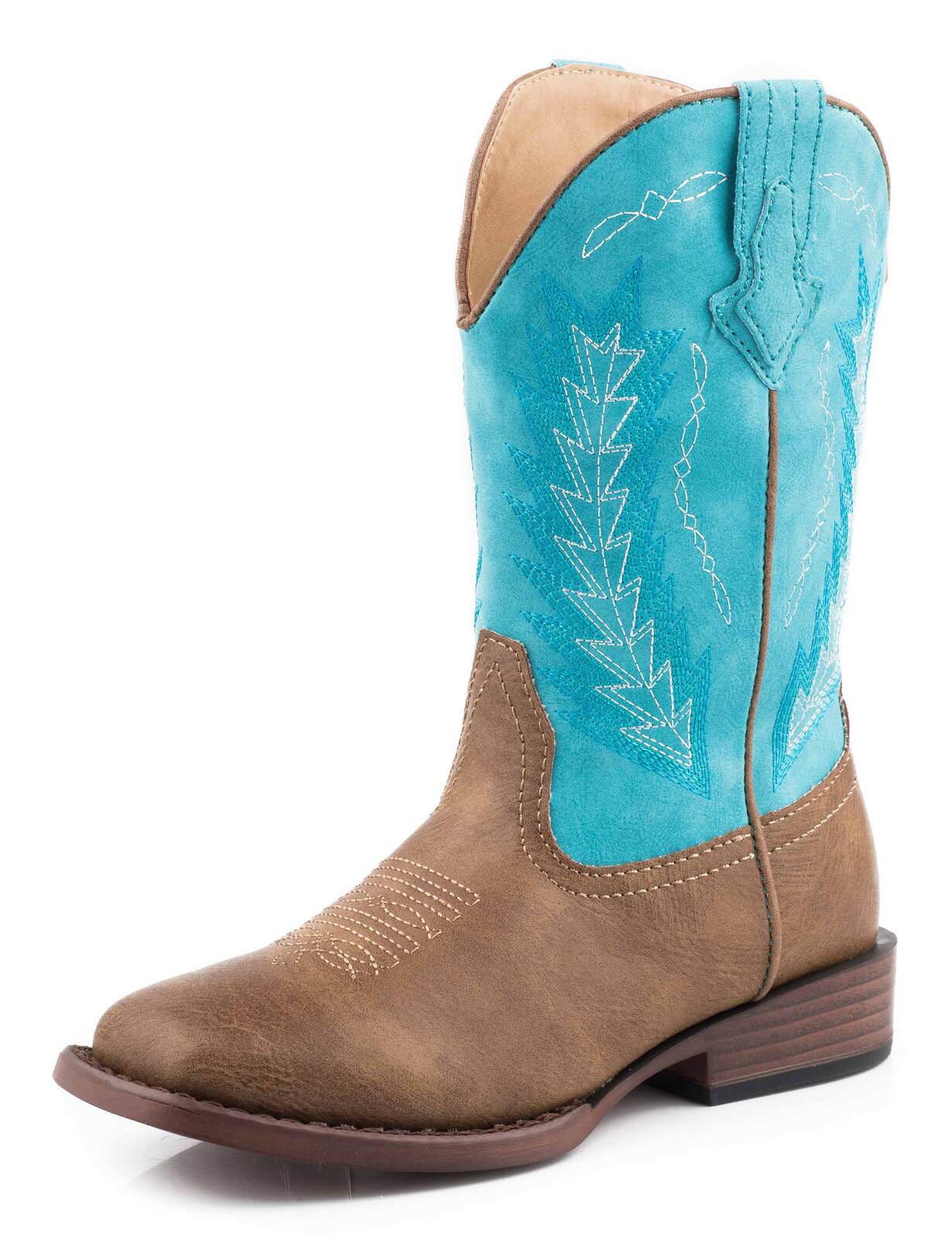 Roper Kds Billy Tan/Turquoise
