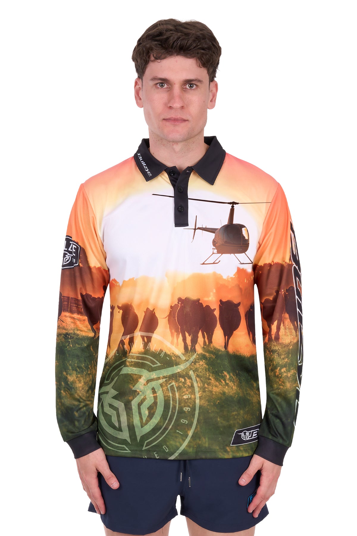 Bullzye Mens Orion LS Tee