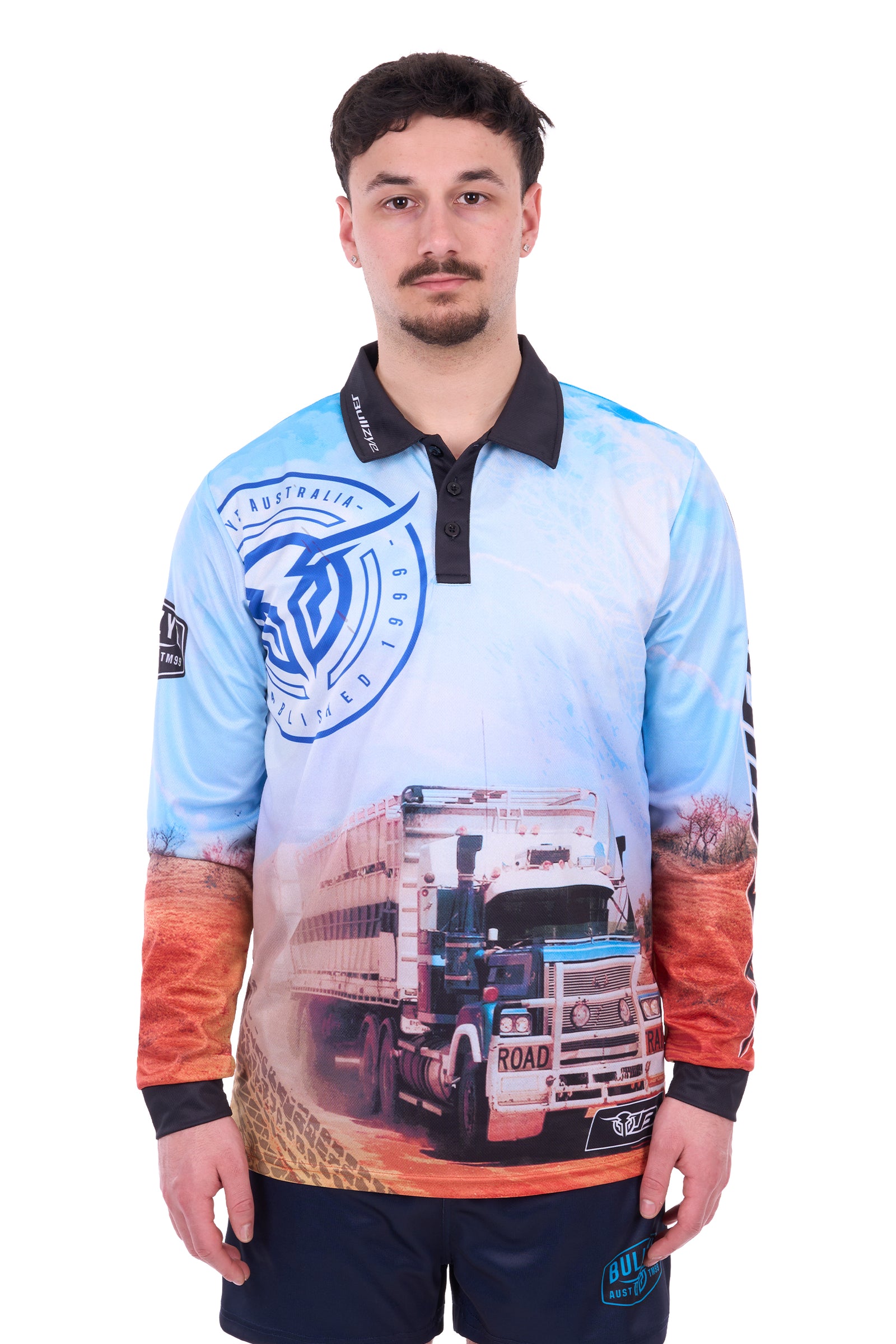Bullzye Mens Roadie LS Tee