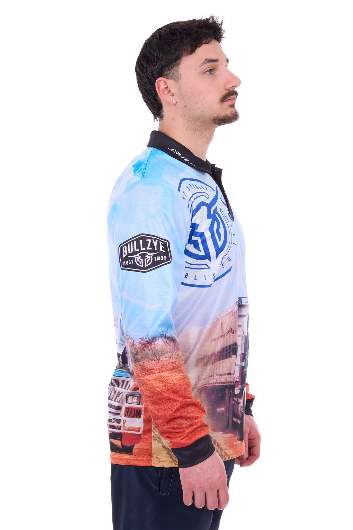 Bullzye Mens Roadie LS Tee