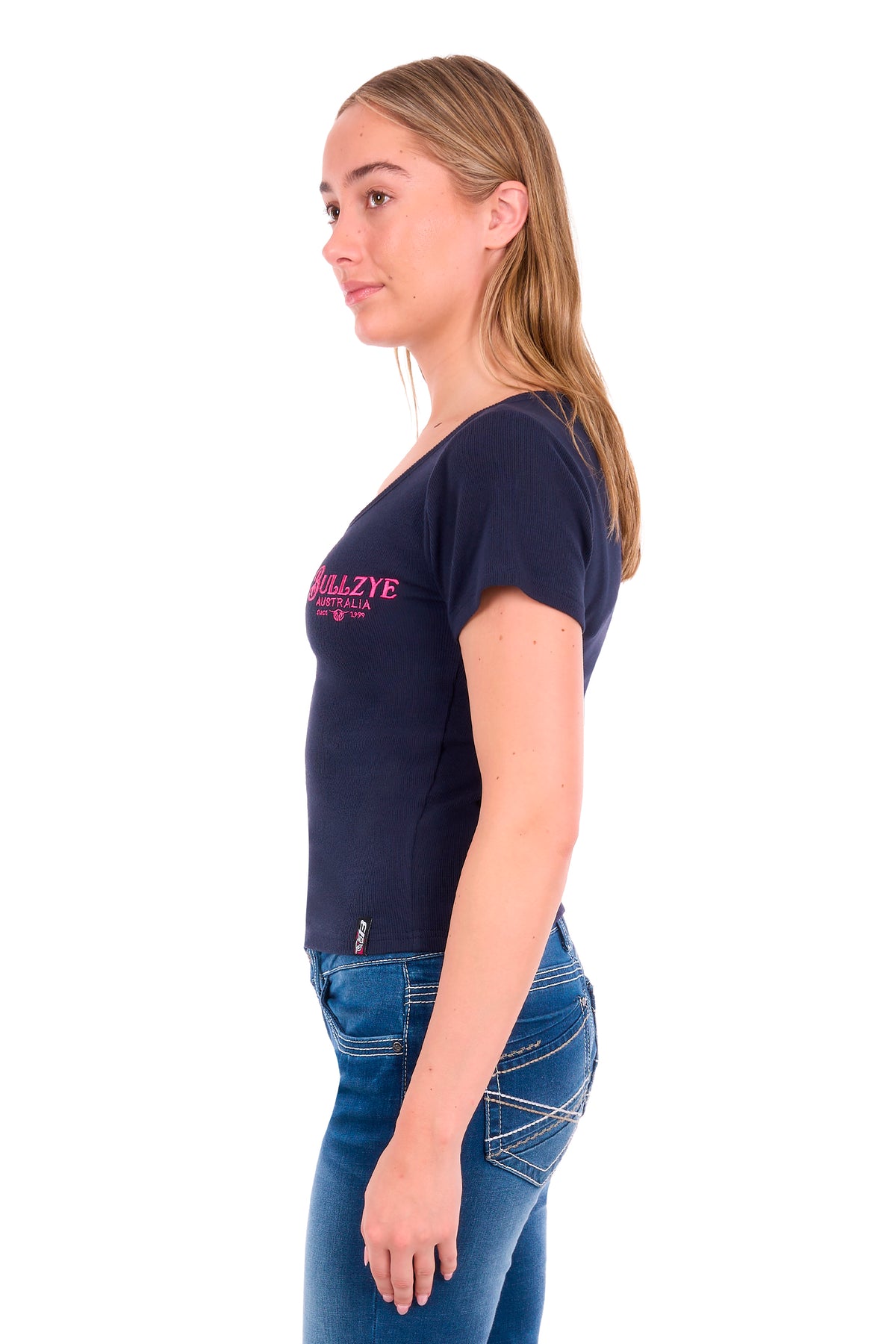 Bullzye Wmns Freda Henley Tee