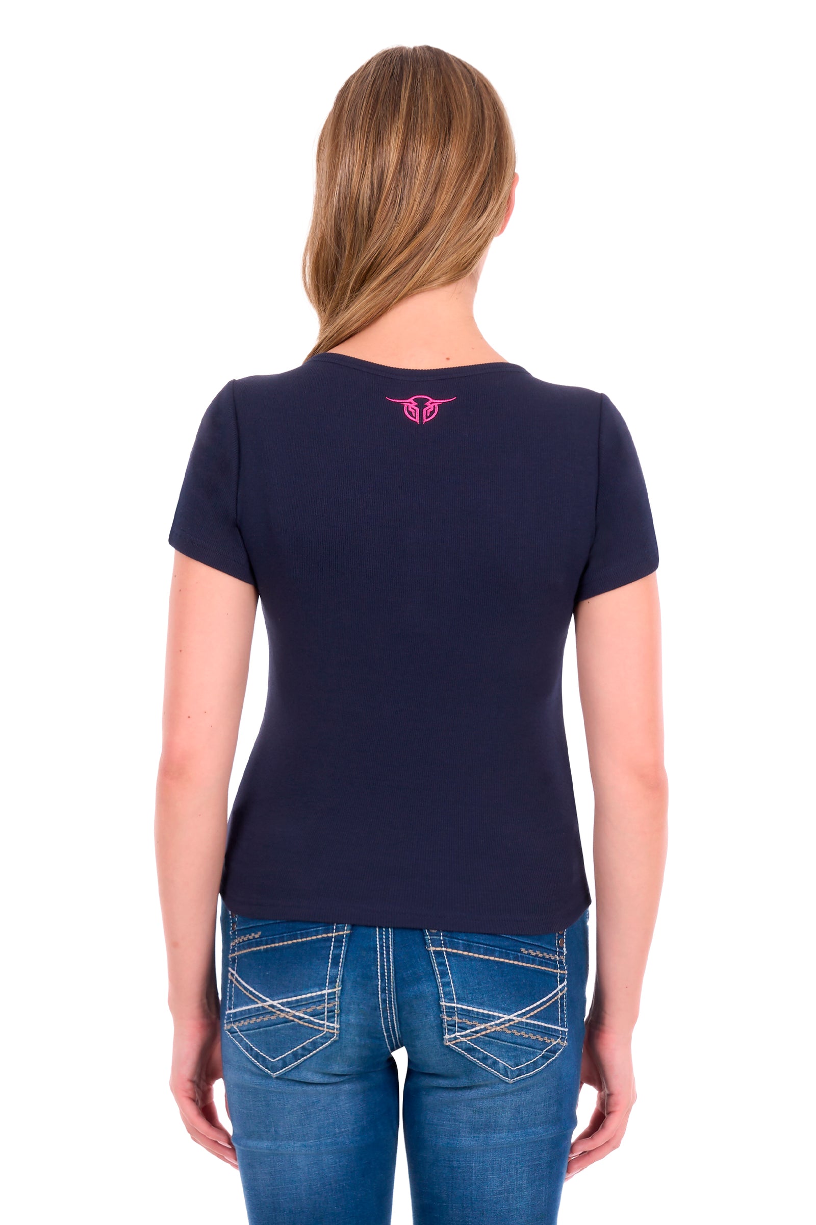 Bullzye Wmns Freda Henley Tee