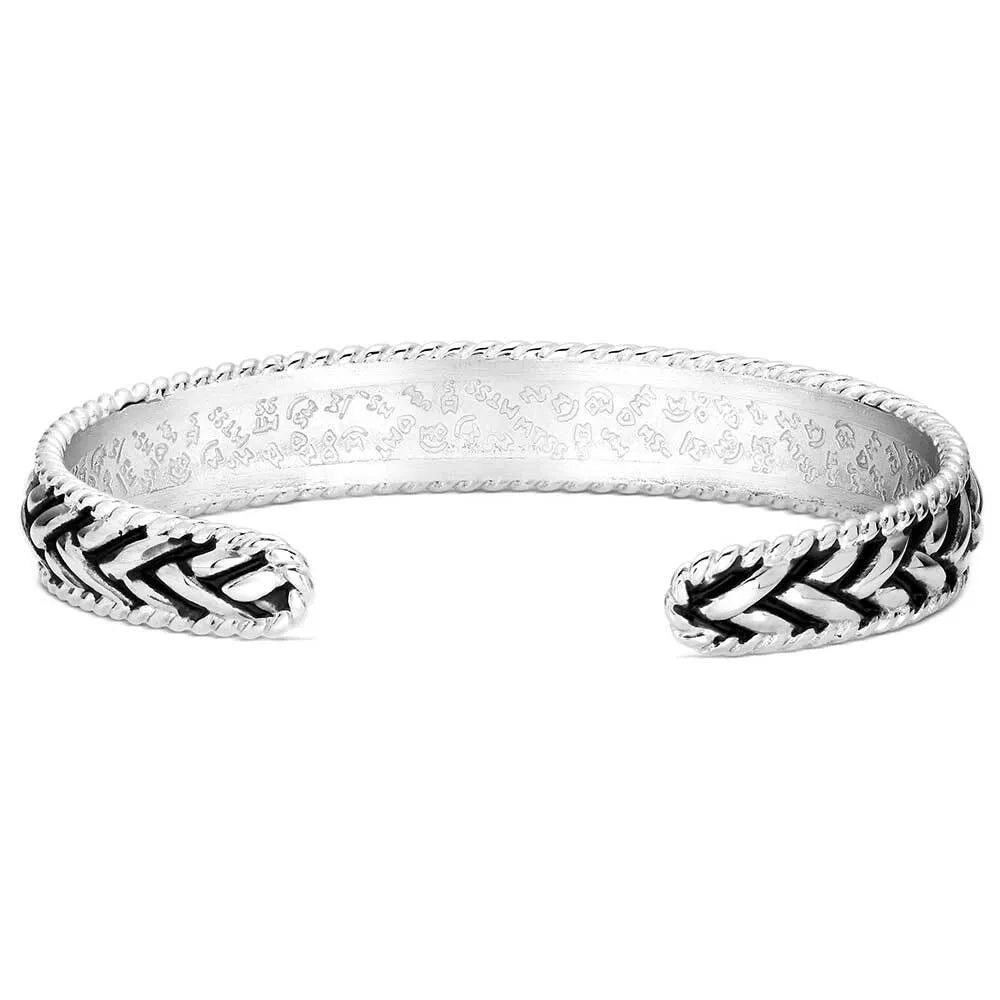Montana Silversmith Midnight Weave Cuff Bracelet