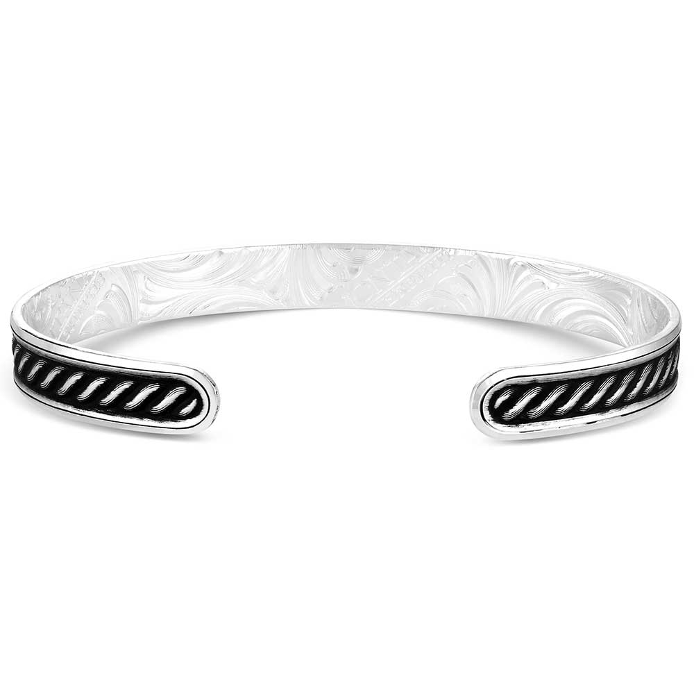 Montana Silversmiths - Midnight Roped Cuff Bracelet