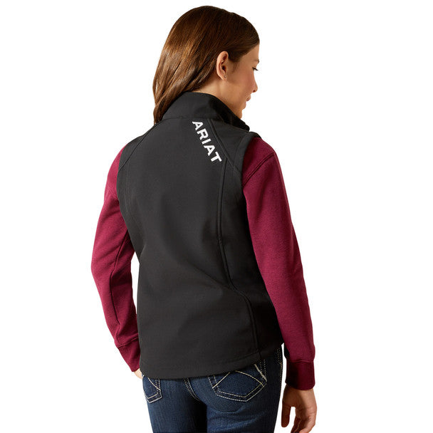 Ariat Gls Logo Softshell Vest Black/Southwest Minimal Print - Winter 26