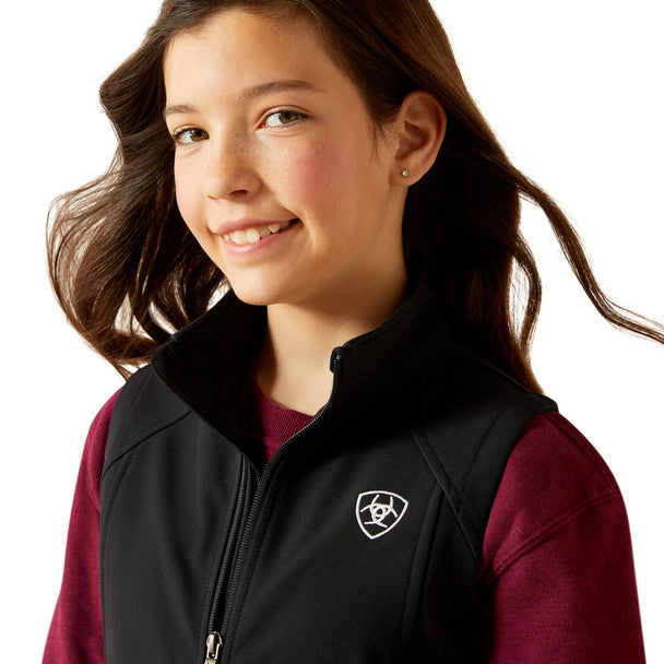 Ariat Gls Logo Softshell Vest Black/Southwest Minimal Print - Winter 26