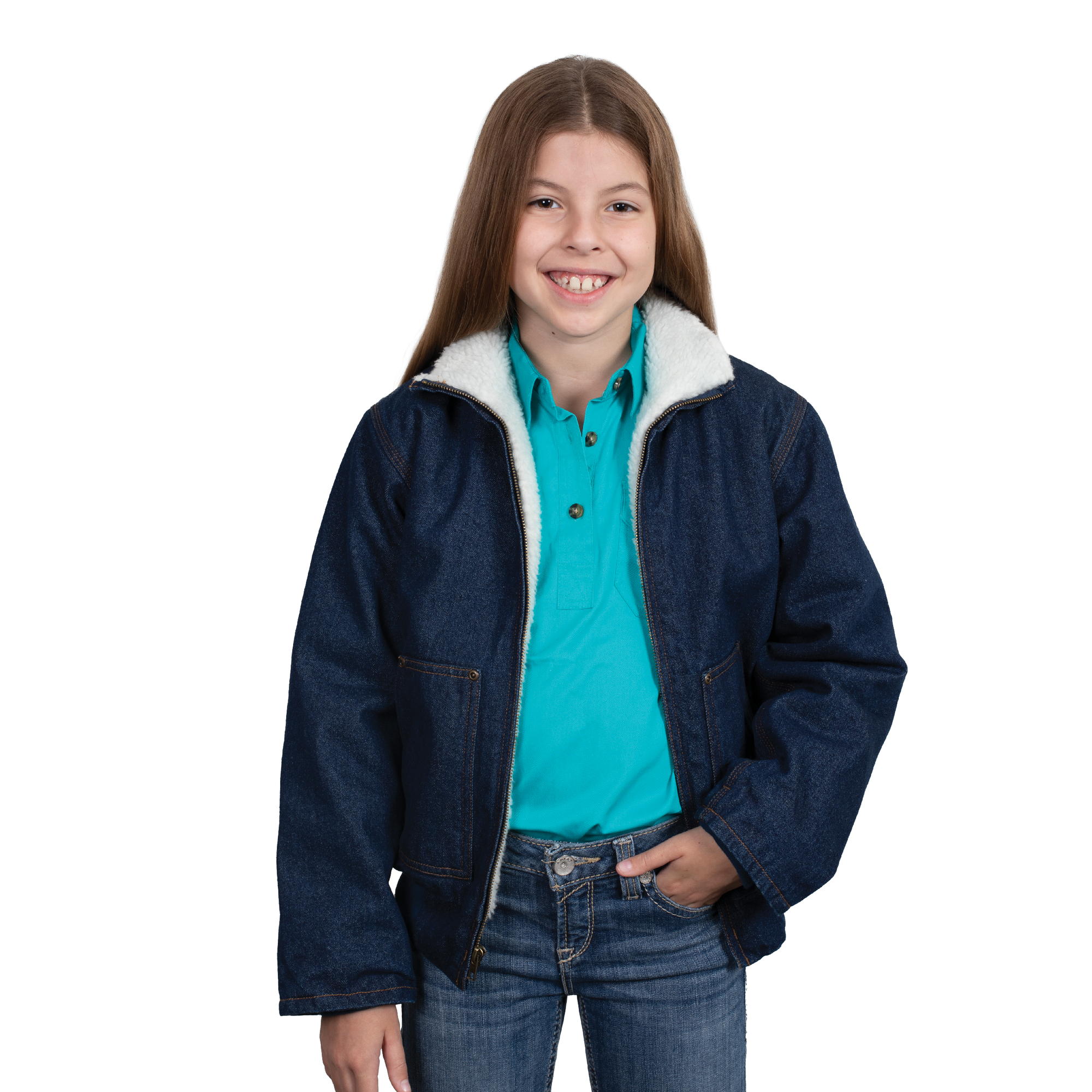 Just Country Junior Diamantina Sherpa Jacket