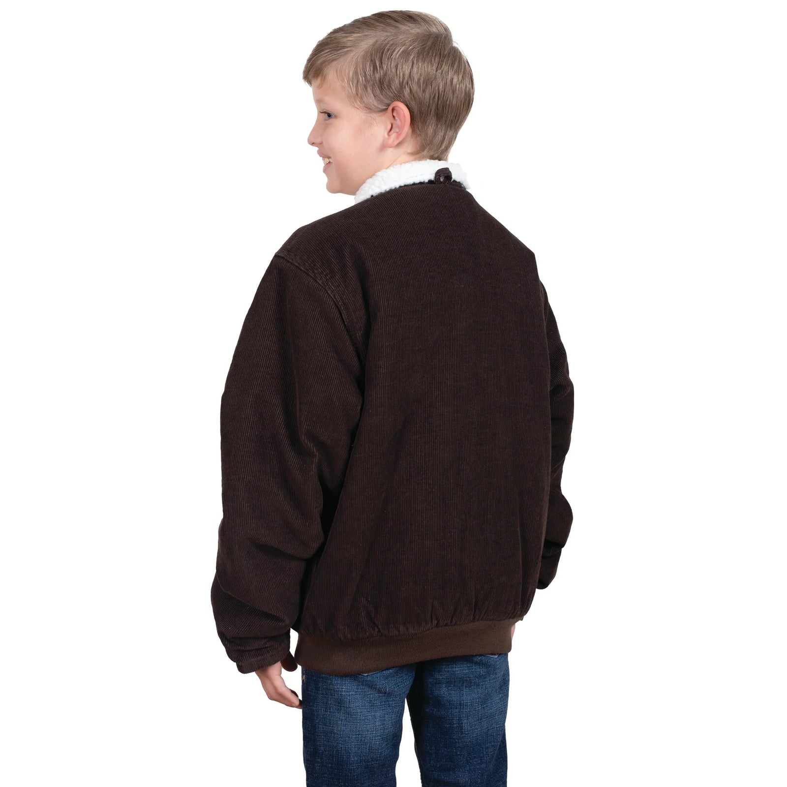 Just Country Junior Diamantina Sherpa Corduroy Jacket - Summer Clearance