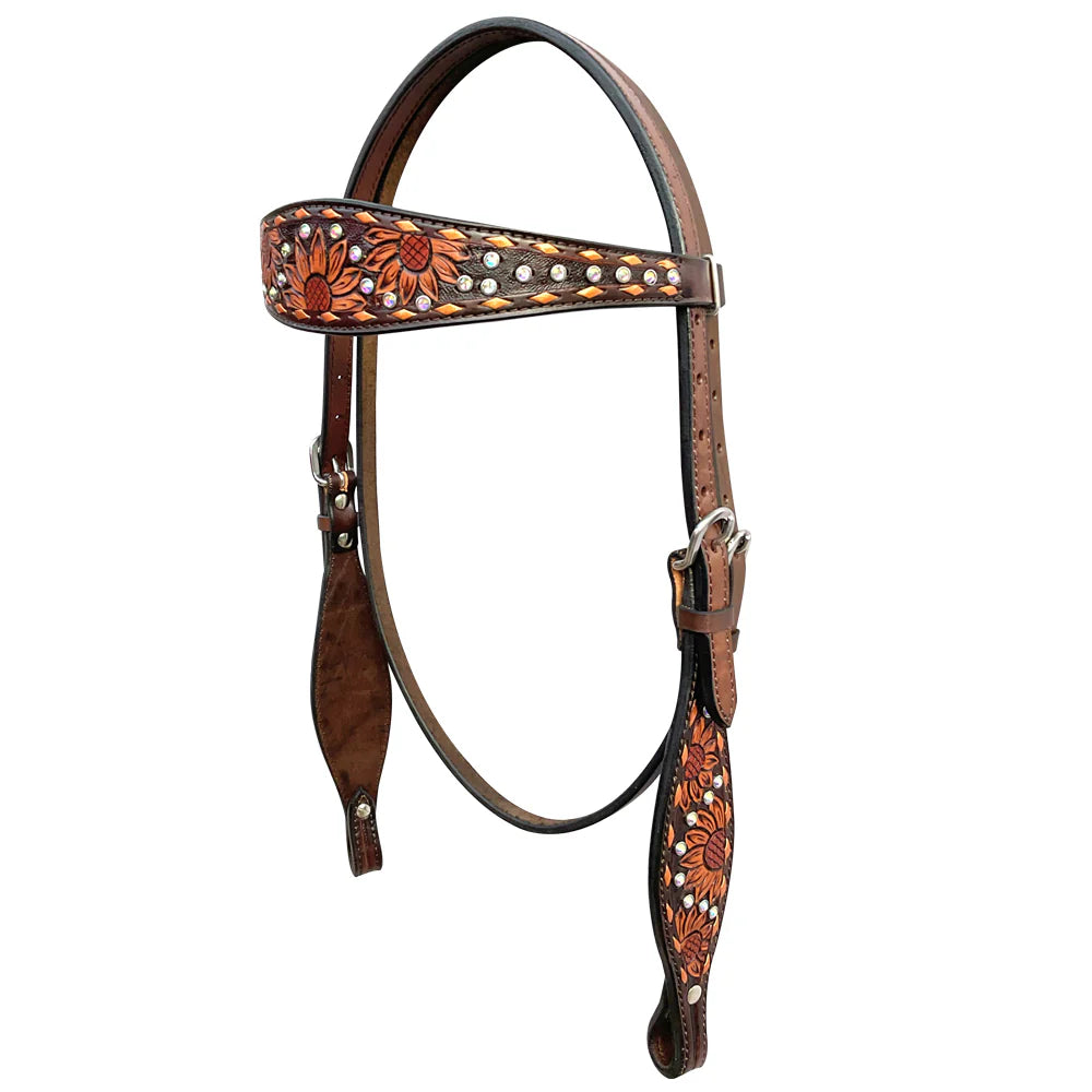 Bar H Equine Western Bridle | Horse Supplies - Western Bridle | Saddleworld Ipswich