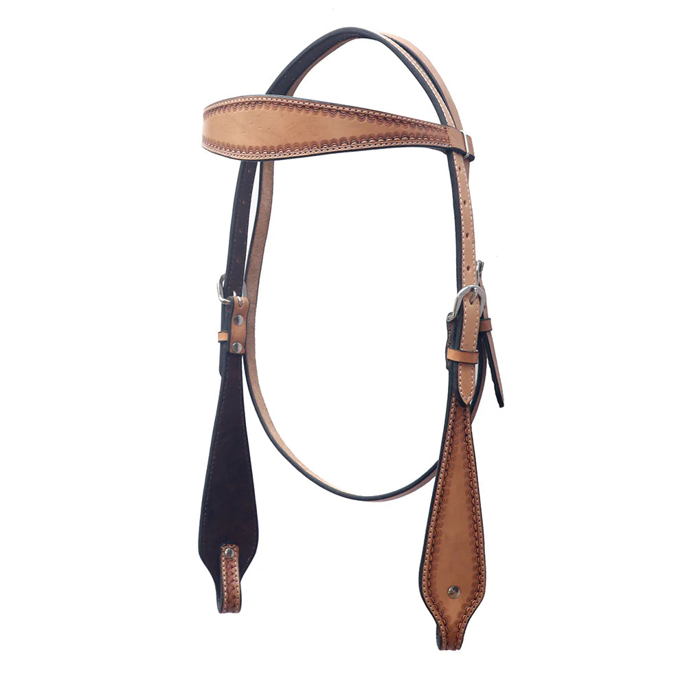 Bar H Equine Western Leather Bridle | Horse Supplies - Bridles | Saddleworld Ipswich