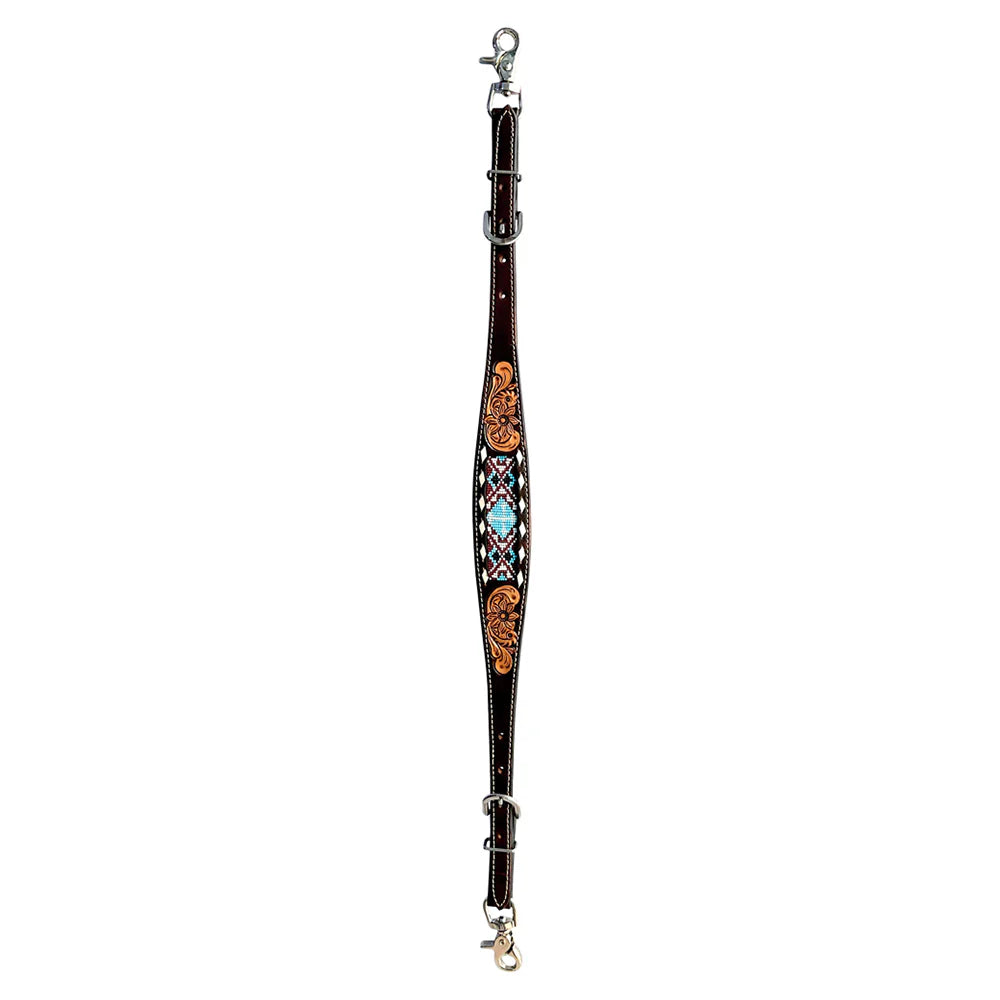 Bar H Equine Western Leather Wither Strap | Horse Supplies - Breastplate | Saddleworld Ipswich