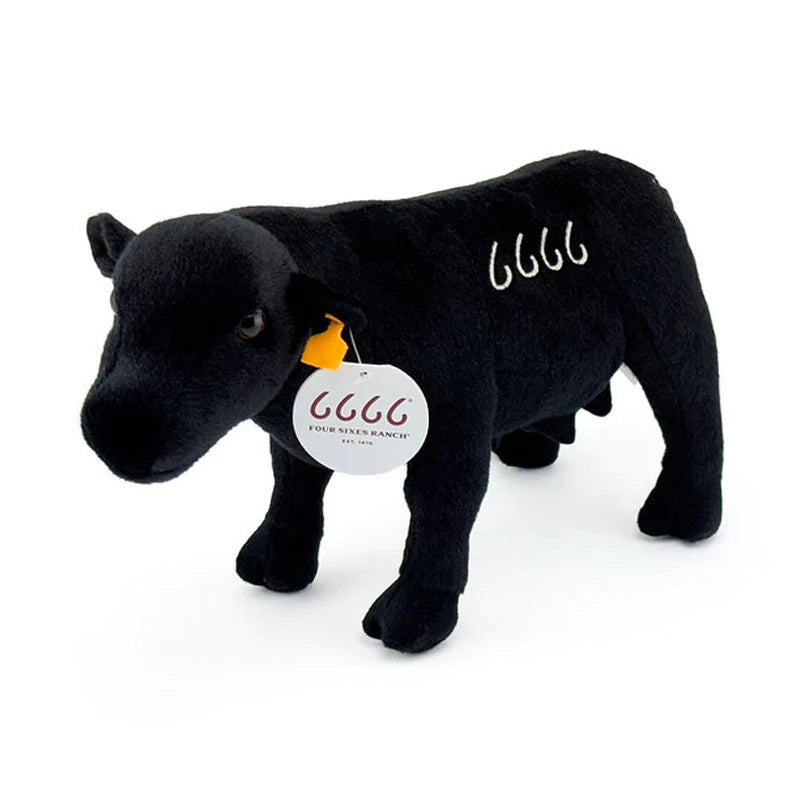 Big Country Toys - Four Sixes Black Aangus Plush 14in | Giftware - Toys | Saddleworld ipswich