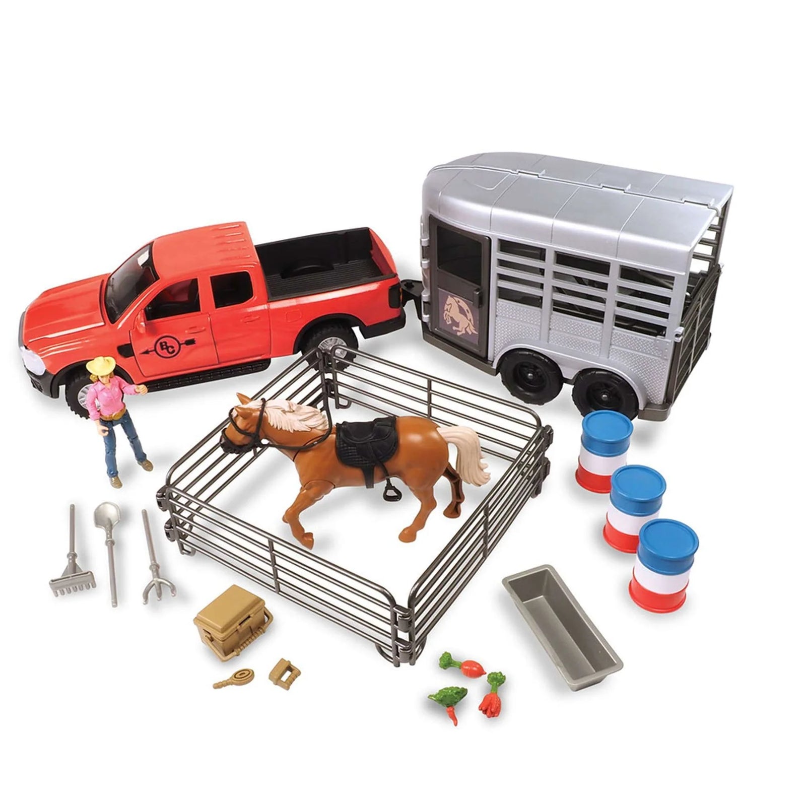 Big Country Toys 24 Piece Truck and Horse Trailer | Giftware - Toys | Saddleworld Ipswich