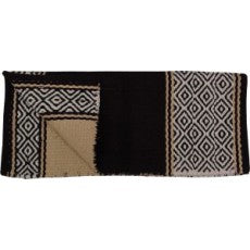 Blanket Diamond Rev Chocolate Brown/Sand | Horse SUpplies - Western Pads | Saddleworld Ipswich