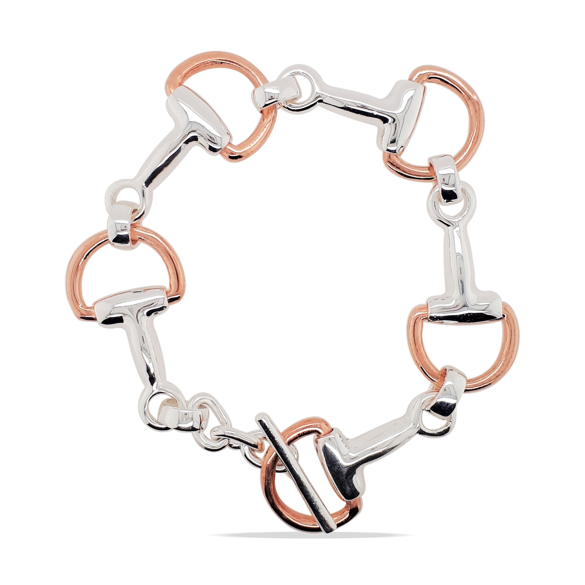 Bracelet S/S And Rgp Horse Bit | Giftware - Jewellery | Saddleworld Ipswich