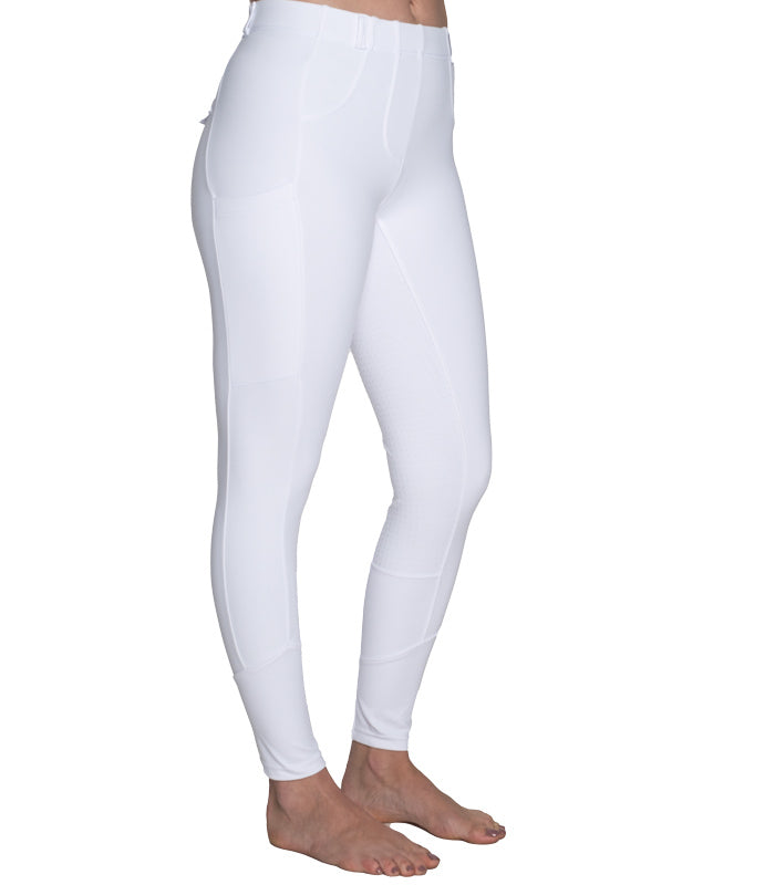 Delzani Briannapro Tights Riding White