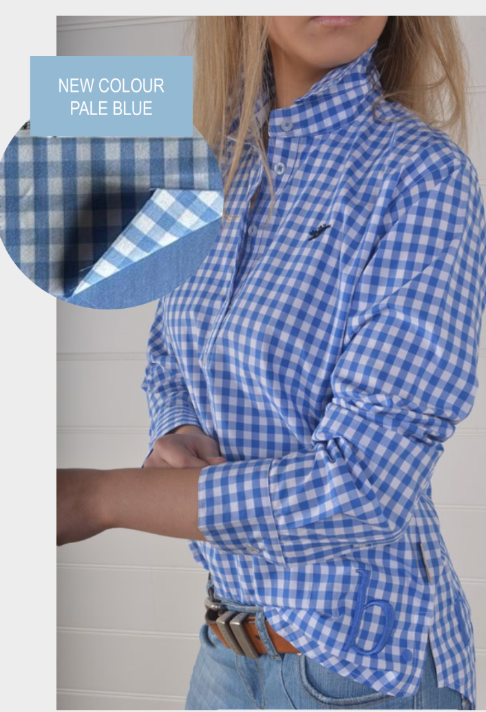 Bull Rush Seascape Blair Gingham Shirt | Country Clothing - Ladies Shirt | Saddleworld Ipswich