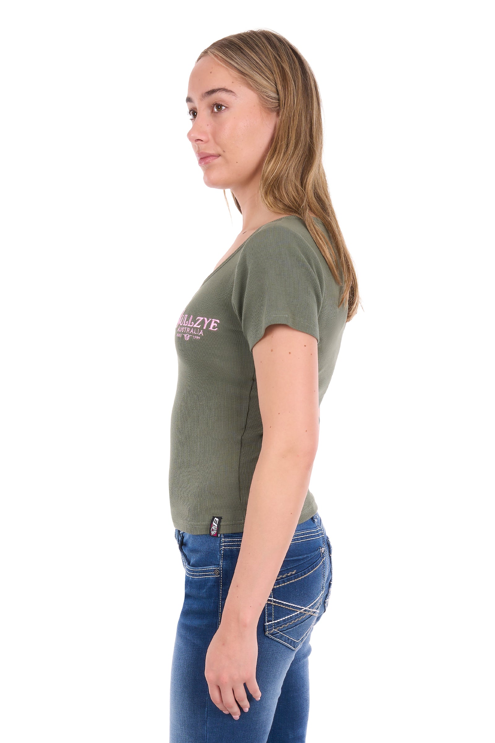 Bullzye Wmns Freda Henley Tee | Country Clothing - Ladies T Shirt | Saddleworld Ipswich